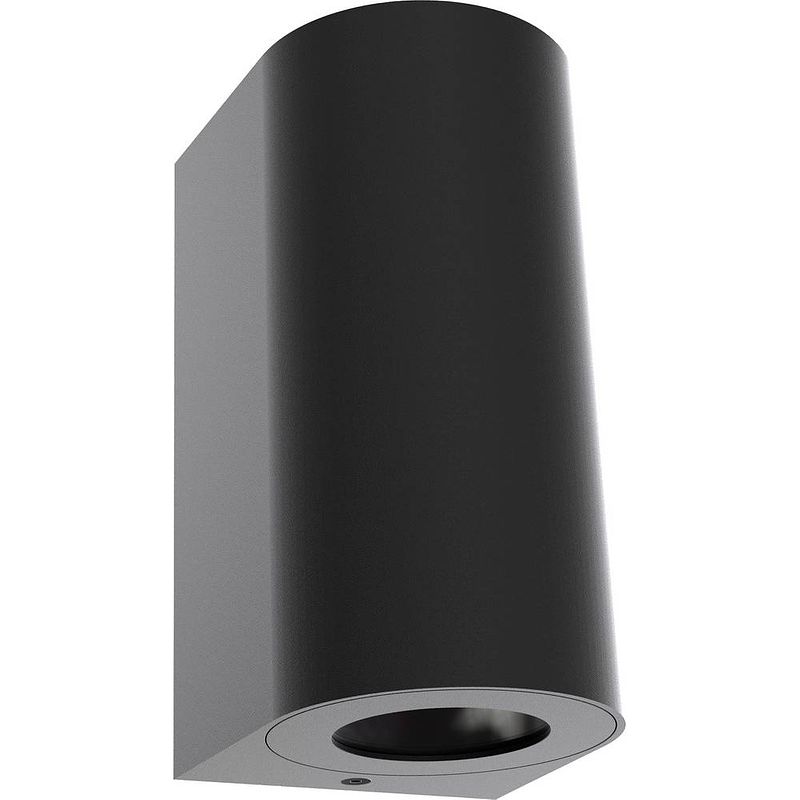 Foto van Nordlux canto maxi 2 49721003 buitenlamp (wand) gu10 56 w zwart