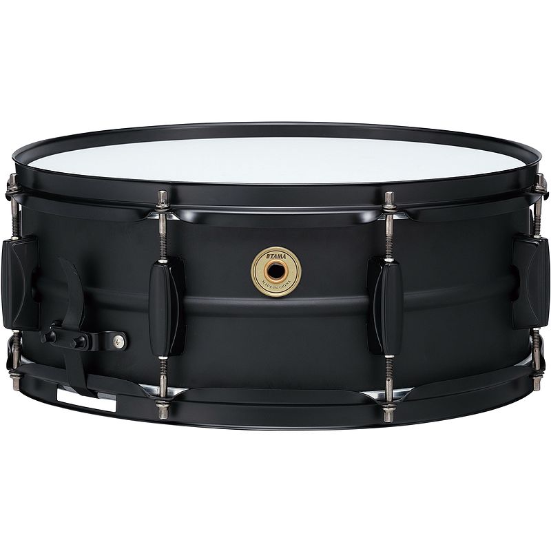 Foto van Tama bst1455bk metalworks black steel snaredrum 14 x 5.5 inch