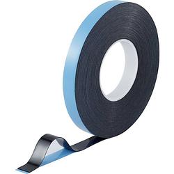 Foto van Toolcraft 93038c186 93038c186 dubbelzijdige tape blauw, zwart (l x b) 30 m x 20 mm 1 stuk(s)