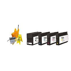 Foto van Inktmedia® - geschikt hp 932 / 933 multipack serie reiniging cartridges set met chip