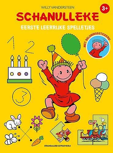 Foto van Schanulleke eerste leerrijke spelletjes met beloningsstickers 3+ - eric de rop - paperback (9789002273322)