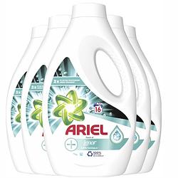 Foto van Ariel vloeibaar wasmiddel +touch van lenor unstoppables - 5x16 wasbeurten - voordeelverpakking