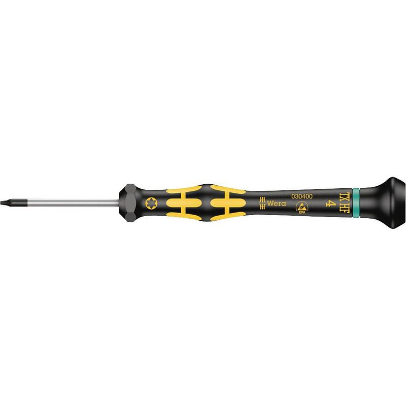 Foto van Wera 1567 esd micro torx-schroevendraaier grootte t 4 koplengte: 40 mm