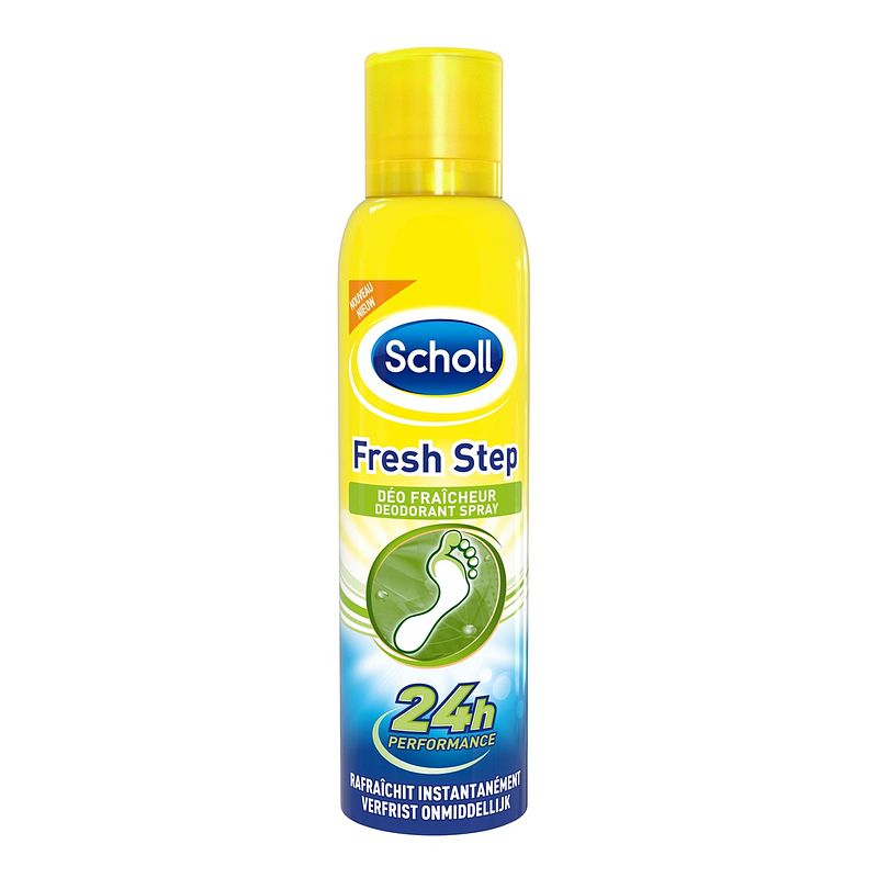 Foto van Scholl fresh step deodorant spray 150ml