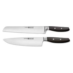 Foto van Wusthof messenset epicure - 2 delig - broodmes 23 cm en koksmes 20 cm