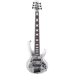 Foto van Ibanez btb25th6 silver blizzard matte 6-snarige elektrische basgitaar