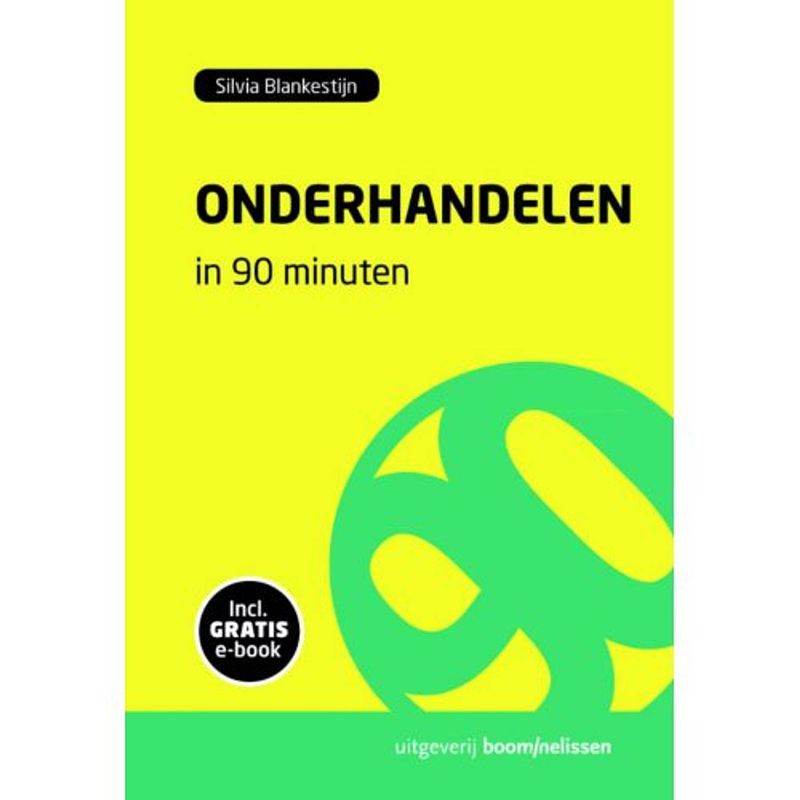 Foto van Onderhandelen in 90 minuten - 90 minuten-reeks