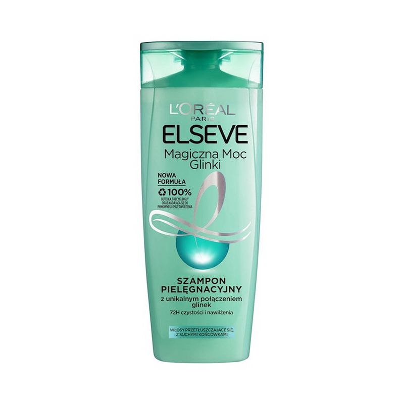 Foto van Elseve magic power clay shampoo voor normaal haar met een neiging tot vettigheid 400ml