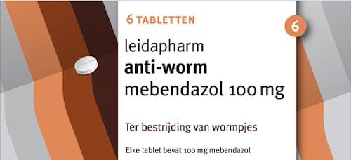 Foto van Leidapharm anti-worm tabletten 6st