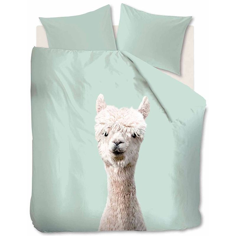 Foto van Ambiante dekbedovertrek alpaca green-200x200/220