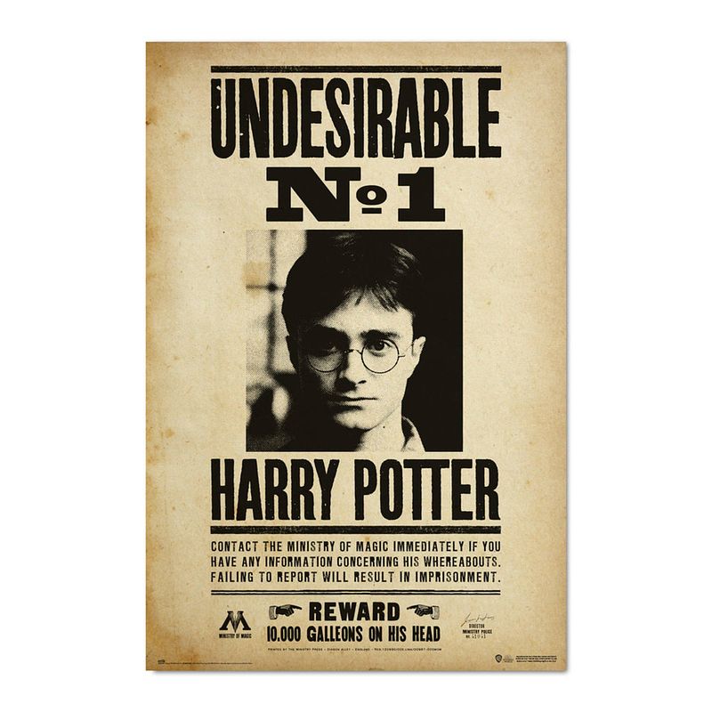 Foto van Grupo erik harry potter undesirable no 1 poster 61x91,5cm