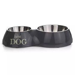 Foto van Beeztees dubbele voederbak best dog 510 ml 31x17,5 cm 650395