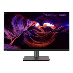 Foto van Lenovo ts/thinkvision p32p-30 led-monitor 80 cm (31.5 inch) energielabel f (a - g) 3480 x 2160 pixel uhd 4 ms displayport, audio-line-out, hdmi, usb 3.2 gen 1,