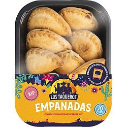 Foto van Kip of rund verpakking a 10 stuks | los taqueros empanadas kip 10 stuks aanbieding bij jumbo