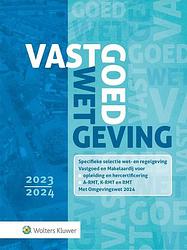 Foto van Vastgoedwetgeving 2023-2024 - paperback (9789013171471)