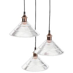 Foto van Beliani curone - hanglamp-transparant-glas