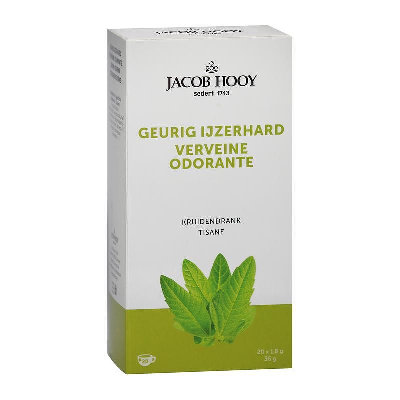 Foto van Jacob hooy thee geurig ijzerhard