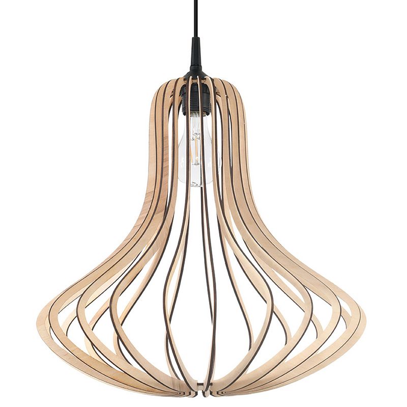 Foto van Sollux hanglamp elza ø 41 cm hout