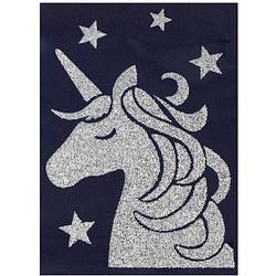 Foto van Peha raamsticker unicorn 29,5 x 40 cm zilver