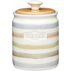 Foto van Kitchencraft voorraadpot classic 800 ml 10 x 17 cm keramiek wit