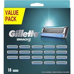 Foto van Gillette mach3 scheermesjes voordeelpak - 18 stuks