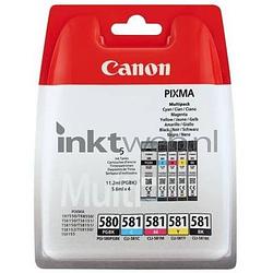 Foto van Canon 580xl / 581 multipack zwart en kleur cartridge