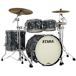 Foto van Tama mr42tzus-ccl starclassic maple charcoal swirl 4d. shellset smoked black nickel hardware