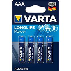 Foto van Varta - longlife power 4x aaa alkaline