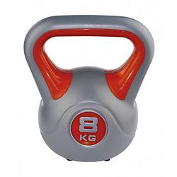 Foto van Sveltus kettlebell fit rood/grijs 8 kg