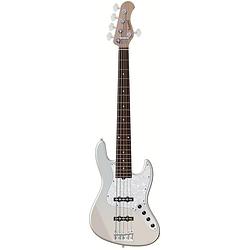 Foto van Sadowsky metroexpress vintage j/j bass morado solid paper white metallic 5-snarige elektrische basgitaar