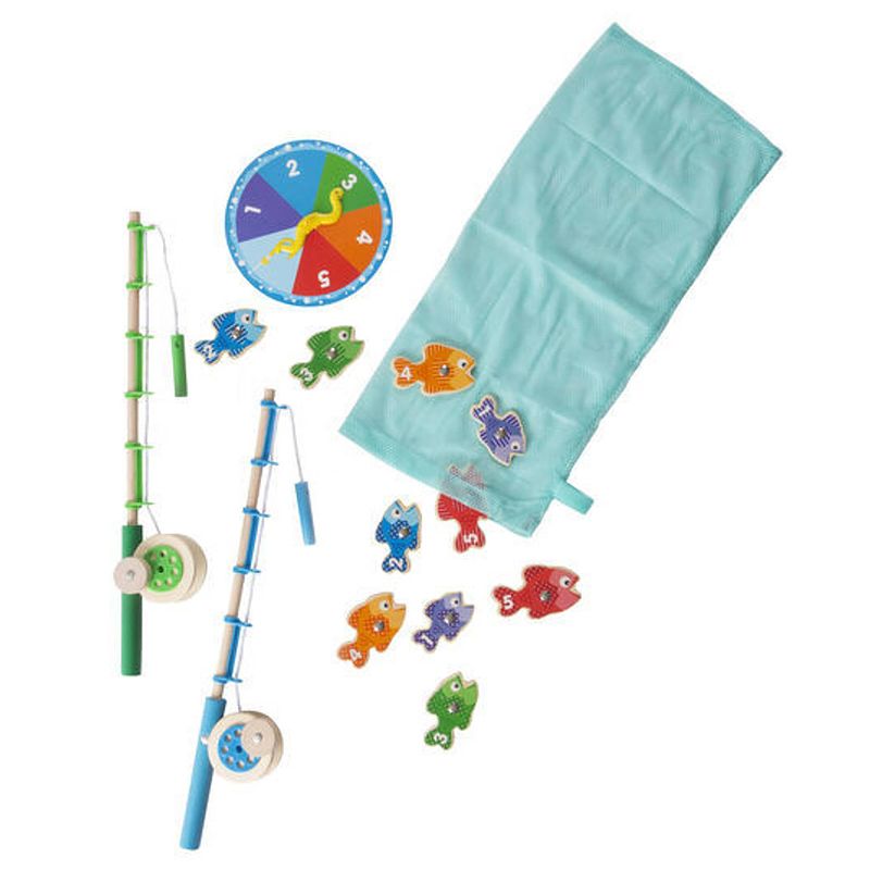 Foto van Melissa & doug speelset fishing junior blauw/groen 2-delig