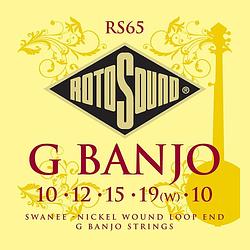 Foto van Rotosound rs65 snarenset voor g-banjo .010-.010
