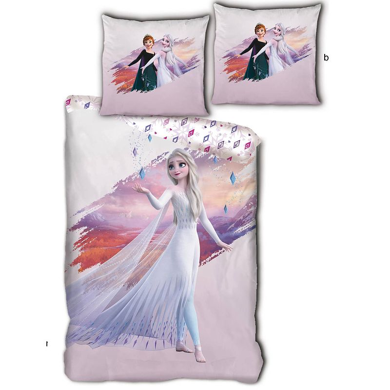 Foto van Disney frozen dekbedovertrek elsa - eenpersoons - 140 x 200 cm - polyester