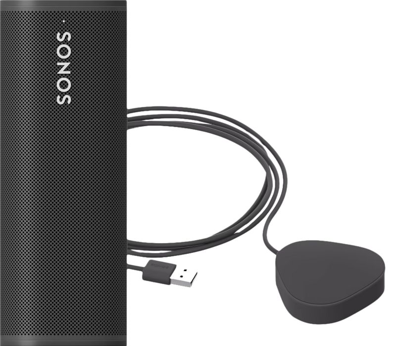 Foto van Sonos roam sl zwart + wireless charger