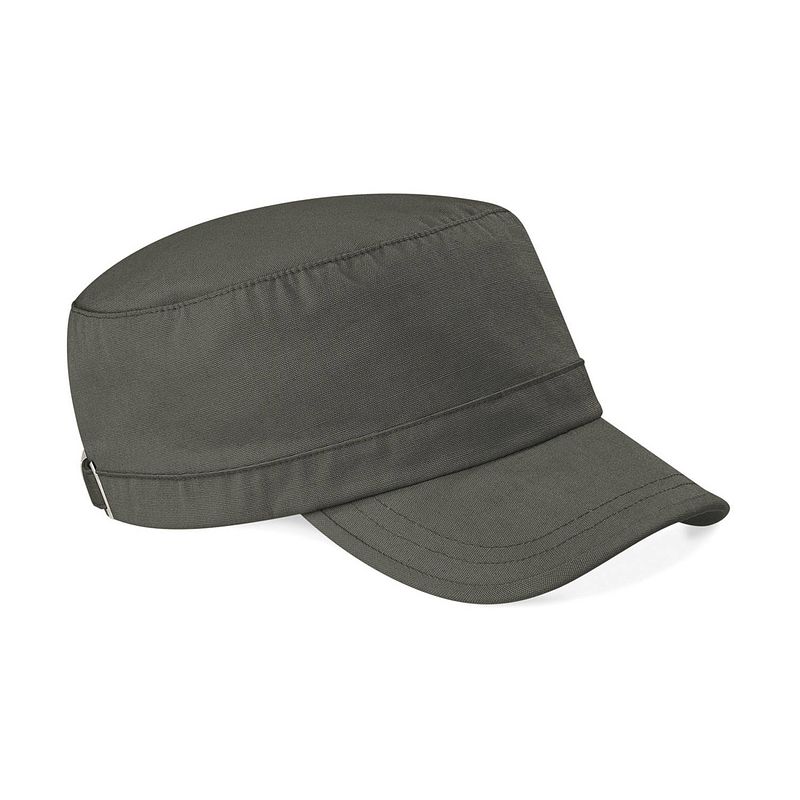 Foto van Beechfield army cap olive green