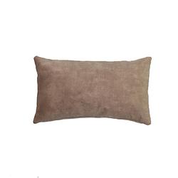 Foto van Bronx71 sierkussen beau velvet taupe 25 x 45 cm.