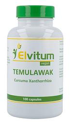 Foto van Elvitum temulawak curcuma xanthorrhiza capsules