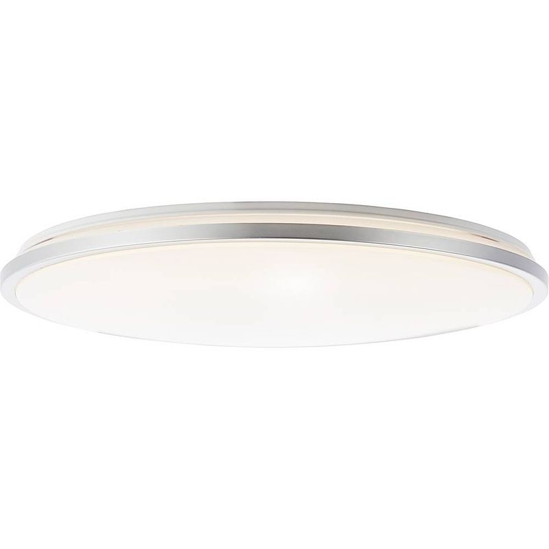 Foto van Brilliant g97010/75 jamil led-plafondlamp energielabel: f (a - g) 60 w wit, zilver