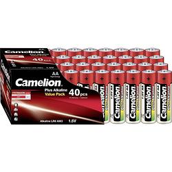 Foto van Camelion plus lr06 aa batterij (penlite) alkaline 1.5 v 40 stuk(s)