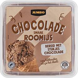 Foto van Jumbo chocolade smaak roomijs 500g