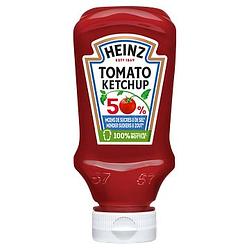 Foto van Heinz tomato ketchup 50% less ss  220ml bij jumbo