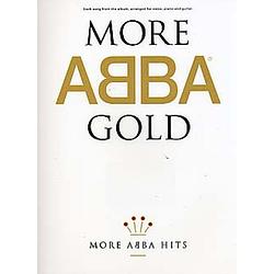 Foto van Musicsales more abba gold voor piano, zang en gitaar