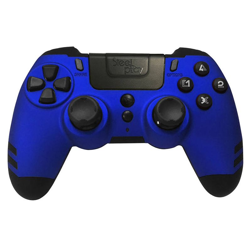 Foto van Steelplay metaltech draadloze controller - blauw