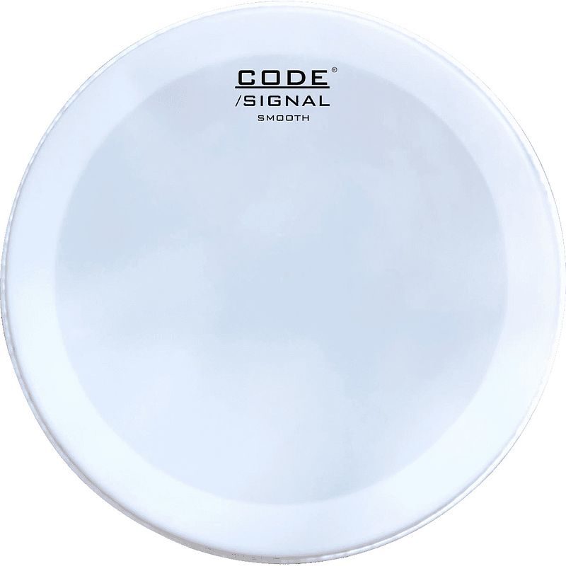 Foto van Code drum heads bsigsm24 signal smooth bassdrumvel met dempring, 24 inch