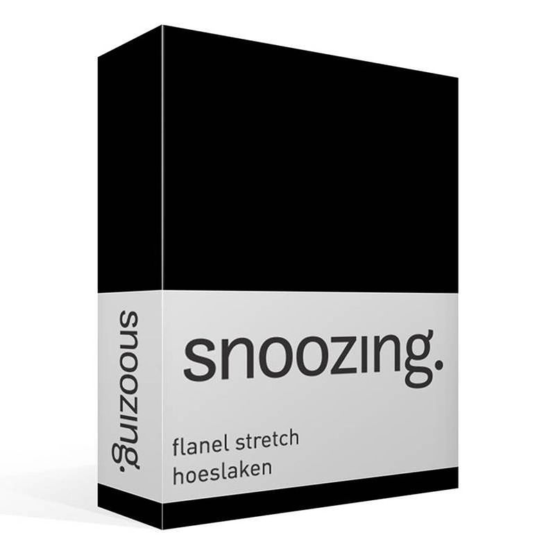 Foto van Snoozing stretch flanel hoeslaken