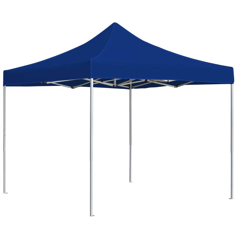 Foto van Vidaxl partytent professioneel inklapbaar 3x3 m aluminium blauw