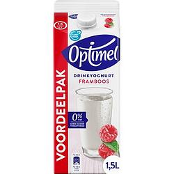 Foto van Optimel drinkyoghurt framboos 0% vet 1 x 1. 5l bij jumbo
