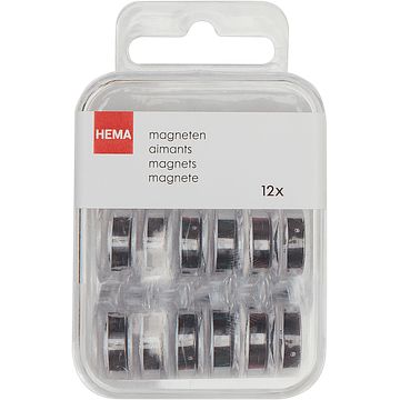 Foto van Hema magneten 12 stuks bakje bij jumbo