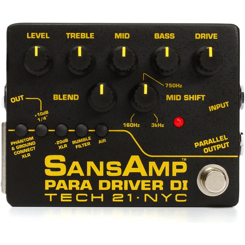 Foto van Tech 21 sansamp para driver di v2 box