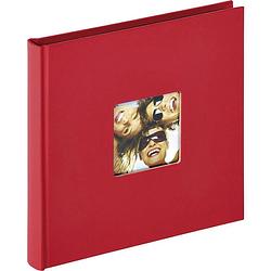 Foto van Walther+ design fa-199-r fotoalbum (b x h) 18 cm x 18 cm rood 30 bladzijden